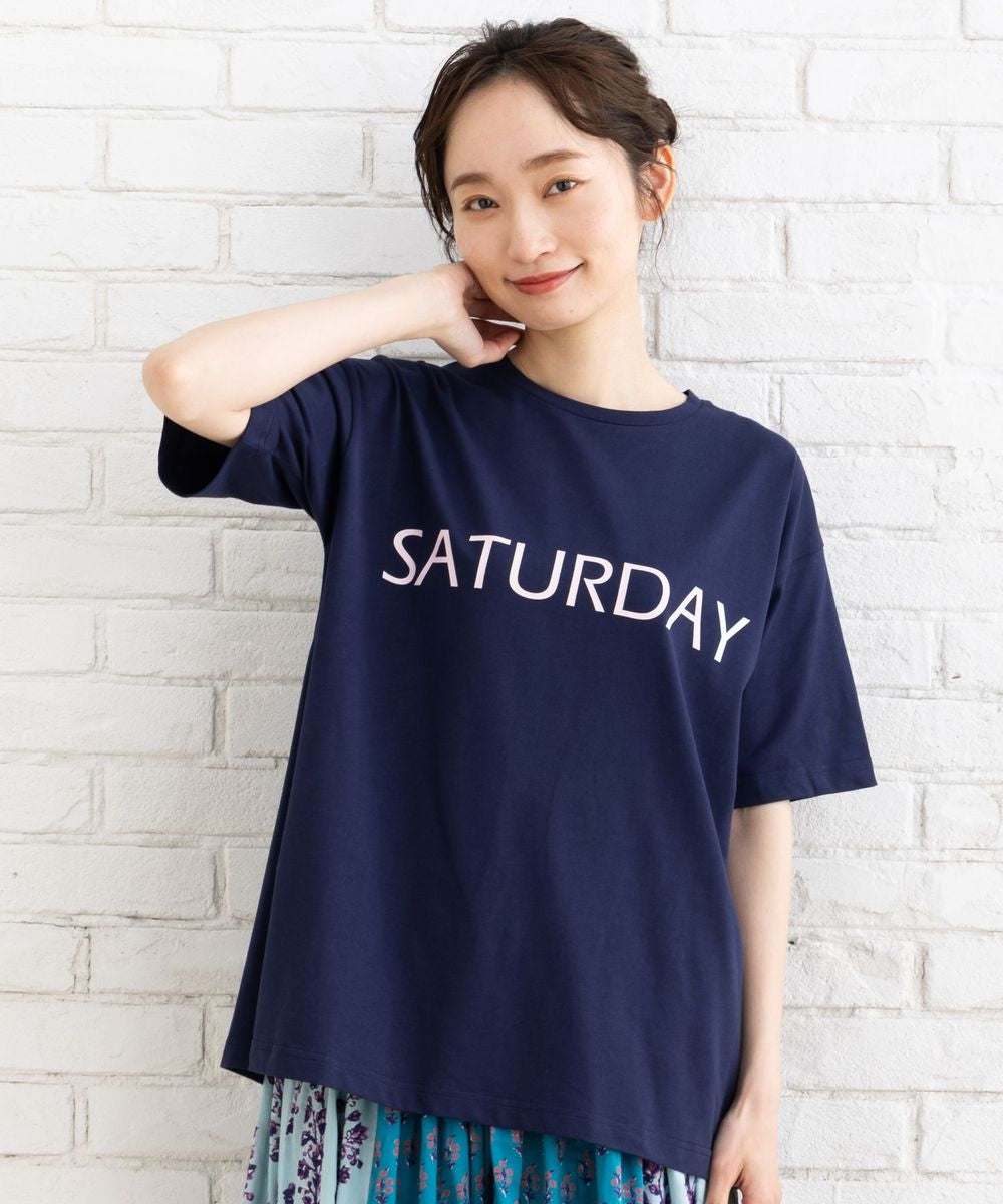 【大きいサイズ】 21号(6L～) FONTLAB WEEKENDロゴTシャツ | sabstreet my standard(サブストリートマイスタンダード) 公式通販| 大きい サイズ レディース ファッション